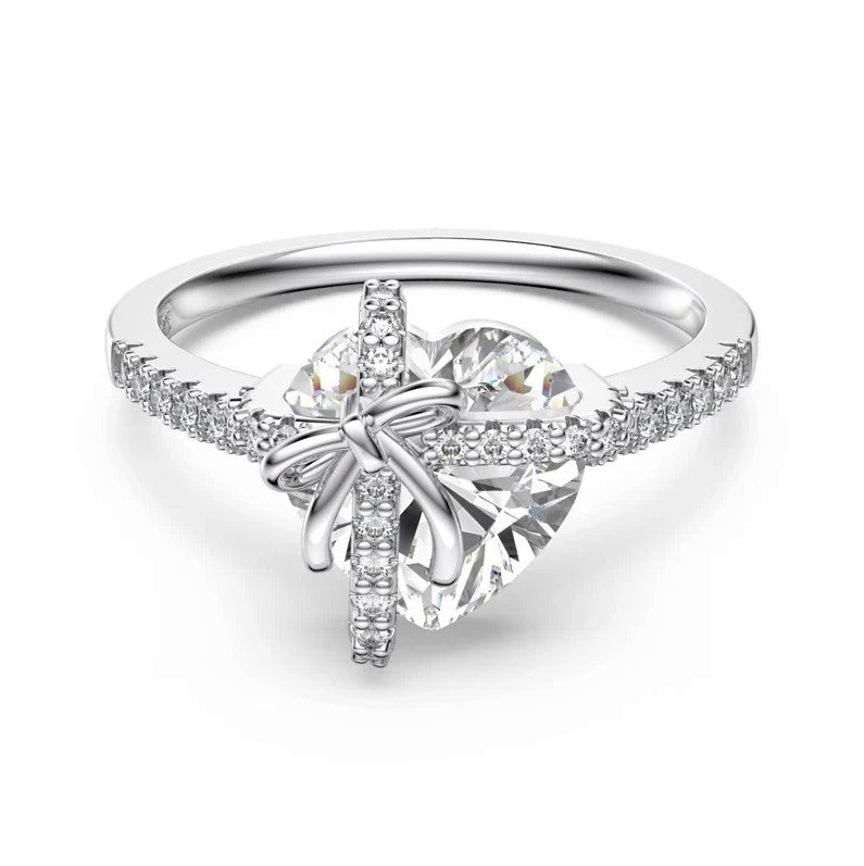 Jewelyna™ | Lovely Silver "Heart " 925 Promise Ring ( NEW )