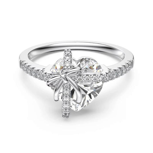 Jewelyna™ | Lovely Silver "Heart " 925 Promise Ring ( NEW )