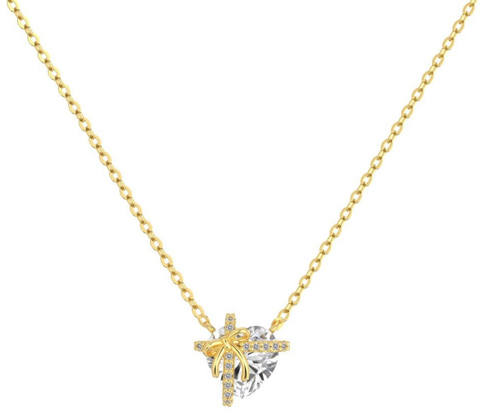 Jewelyna™ | Forever Bloom Heart Necklace